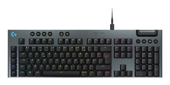 Clavier gaming mécanique filaire G915 X RGB AZERTY