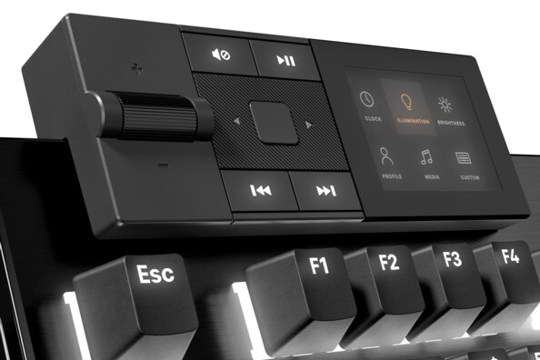 Clavier gaming mécanique silencieux modulable filaire Dark Mount