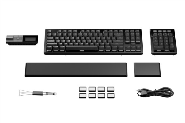 Clavier gaming mécanique silencieux modulable filaire Dark Mount
