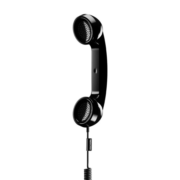 Combiné rétro USB-C POP Phone noir