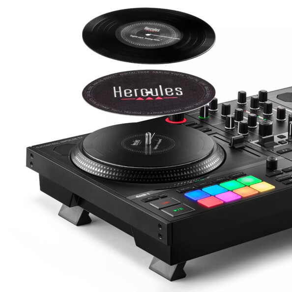 Contrôleur DJ Hercules DJControl Inpulse T7 avec plateaux motorisés