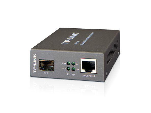 Convertisseur de média Gigabit Ethernet RJ45 vers fibre SFP MC220L