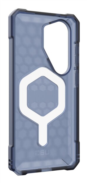 Coque magnétique MagSafe antichoc motif nid d'abeille coloris bleu Essential Armor Urban Armor Gear pour Galaxy S26