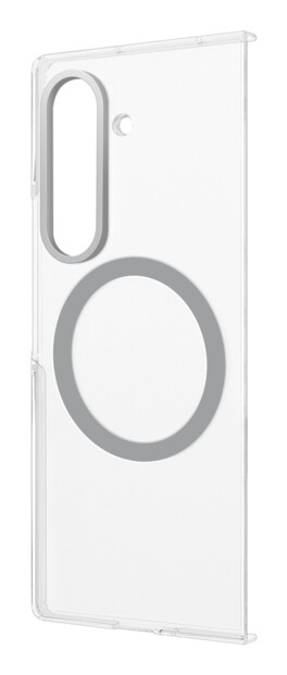 Coque transparente magnétique pour Galaxy Z Fold7 avec film antireflet