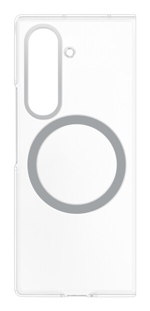 Coque transparente magnétique pour Galaxy Z Fold7 avec film antireflet
