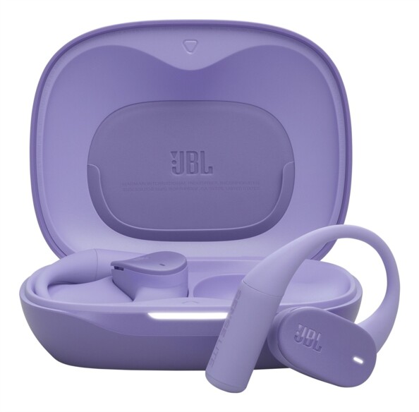 Écouteurs ouverts sans fil Sense Lite violets avec crochets auriculaires