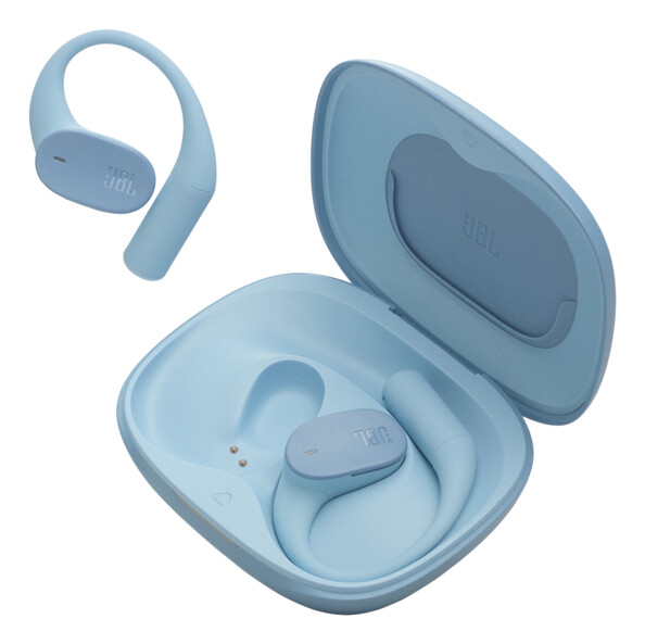 Écouteurs sans fil open-ear Sense Lite bleus avec crochets d’oreille