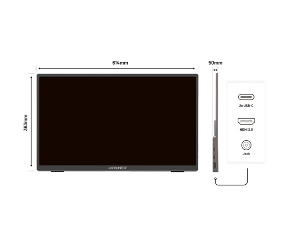 Écran portable tactile Full HD 15,6"