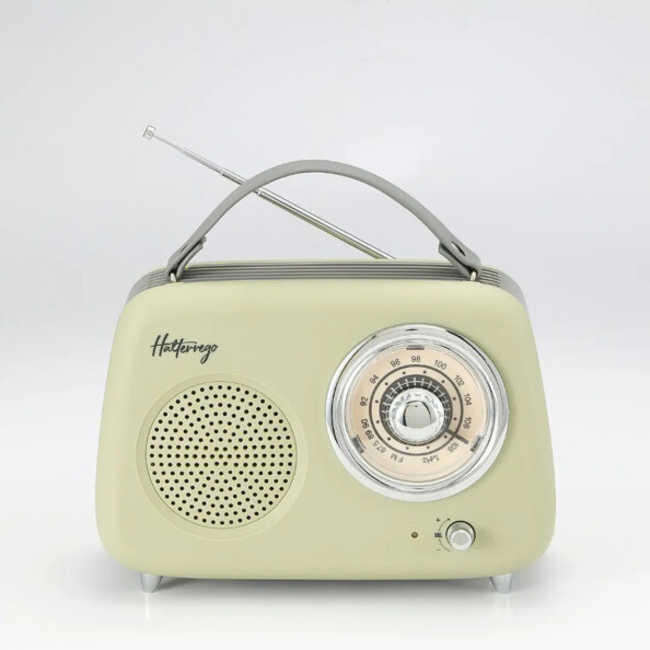 Enceinte/radio Rétro 2 vert olive bluetooth FM USB