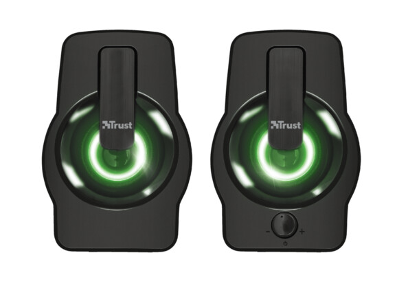 Enceintes PC filaires Trust Gemi RGB 2.0 noir