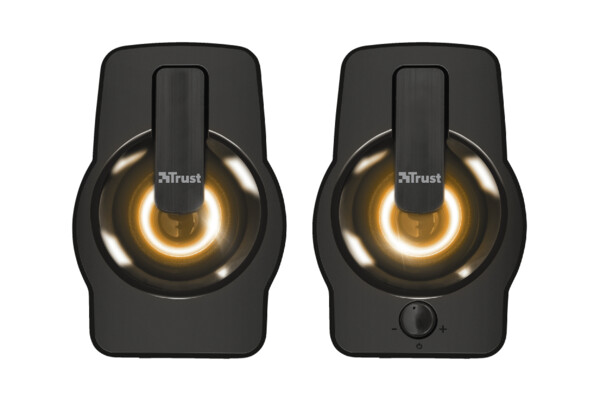 Enceintes PC filaires Trust Gemi RGB 2.0 noir