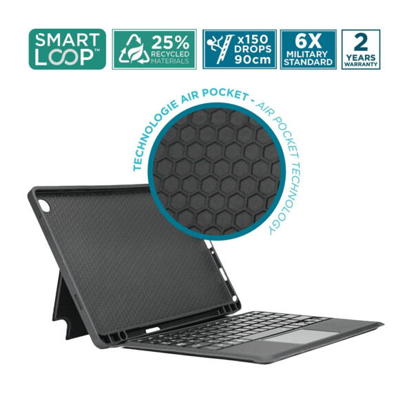 Étui clavier pour Samsung Galaxy Tab A11+ et A9+