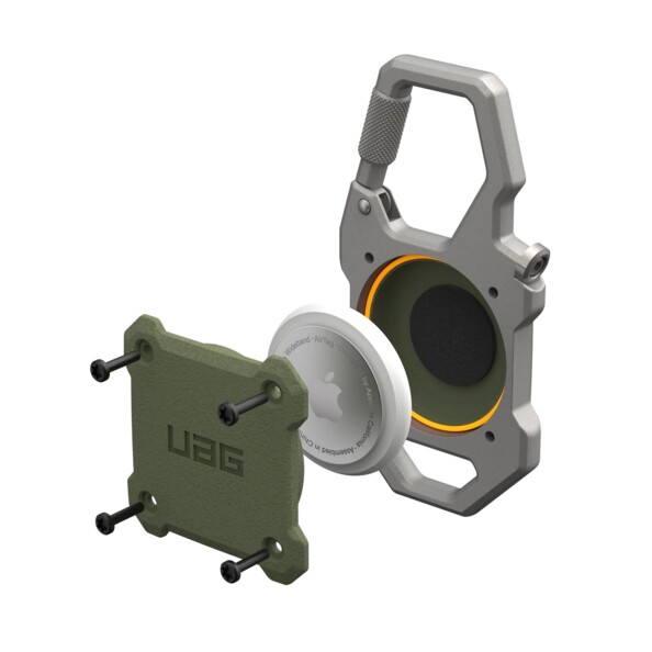 Étui de protection Monarch pour AirTag - Vert olive