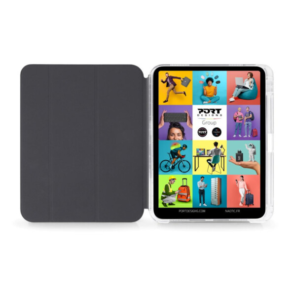 Etui folio pour iPad 10,9"/11" Noumea II SlimClear ECO - Vert olive