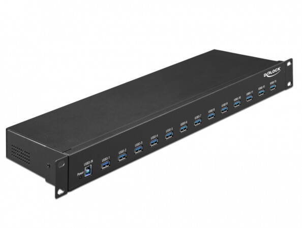 Hub industriel 19'' 13 x USB 5 Gbps Type A