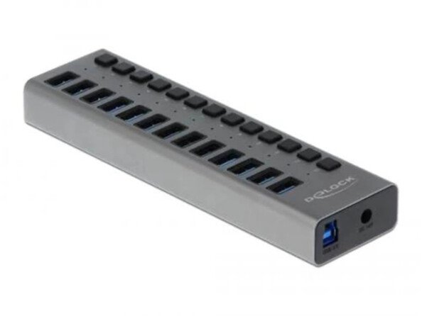 Hub USB 3.0 avec 13 ports et interrupteurs