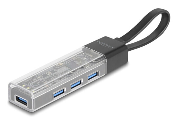 Hub USB 3.2 4 ports USB A avec connexion USB C ou USB A
