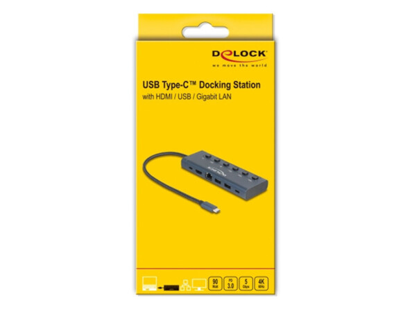 Station d'accueil et hub USB 5 Gbps 4 ports