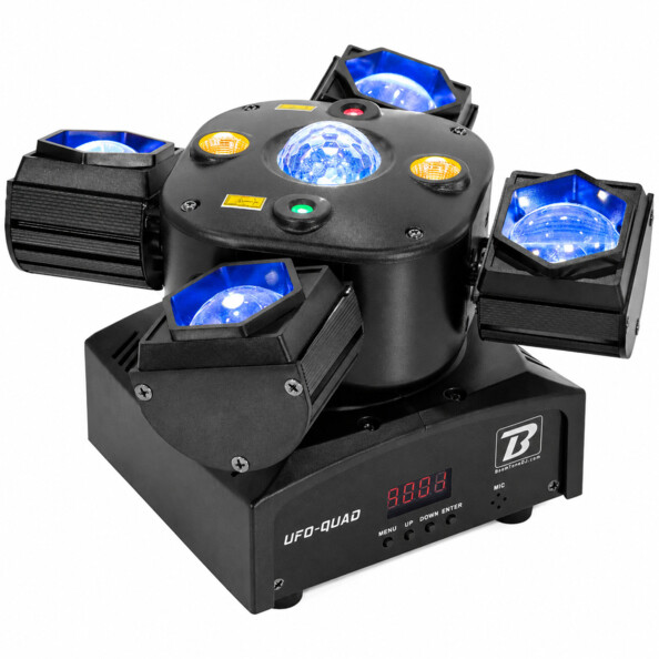 Jeu de lumière 4 effets UFO-QUAD