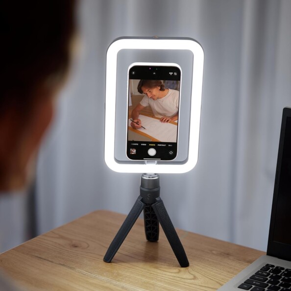 Lampe LED SnapStudio Light pour smartphone