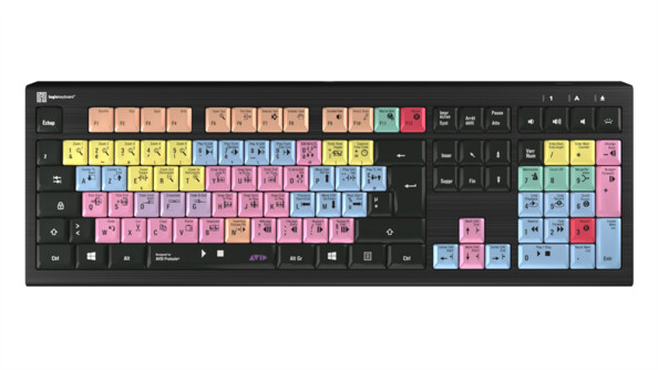 LogicKeyboard Avid Pro pour PC clavier dédié au montage son