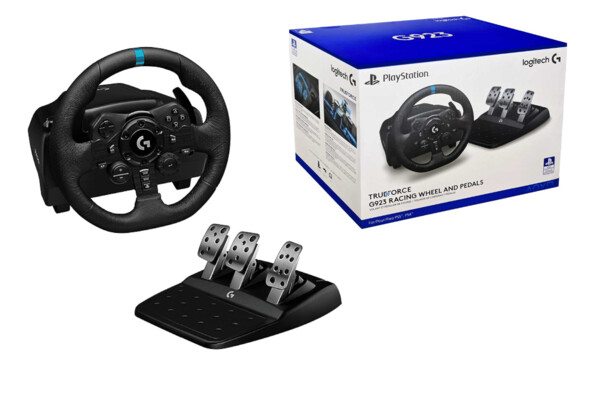 Logitech G923 TrueForce ensemble volant et pédalier pour PC/PS4/PS5