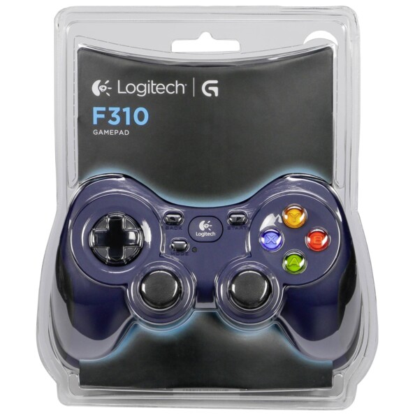 Manette de jeux filaire pour PC Logitech Gamepad F310
