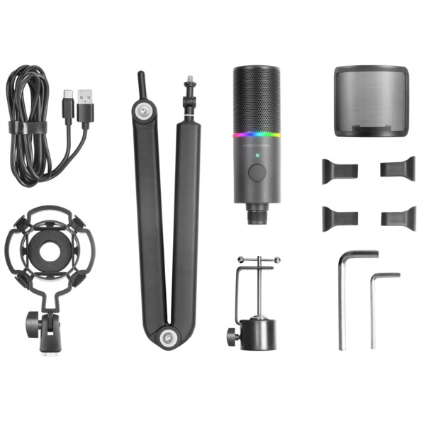 Mars Gaming MMIC-XT microphone de studio omnidirectionnel