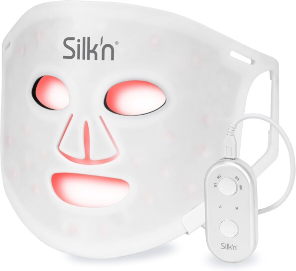 Masque visage LED rechargeable à 4 modes lumineux