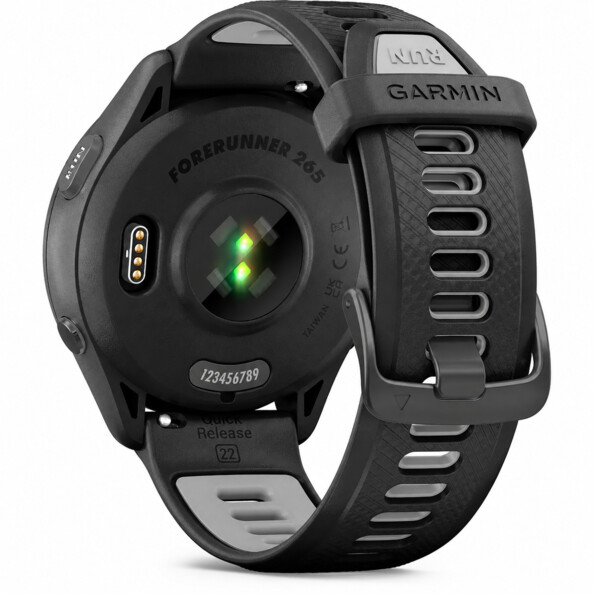 Montre GPS running Forerunner 265 AMOLED, noir/gris
