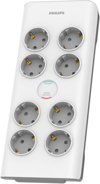 Multiprise parasurtenseur 8 prises avec câble 2 m