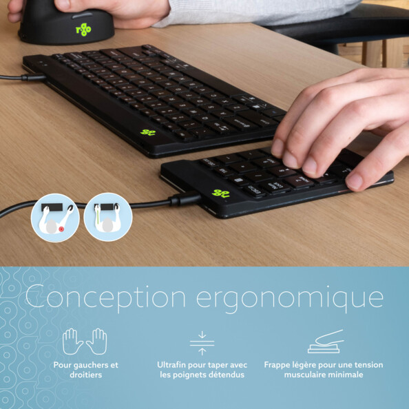 Pavé numérique filaire Numpad Break avec indicateur de pauses