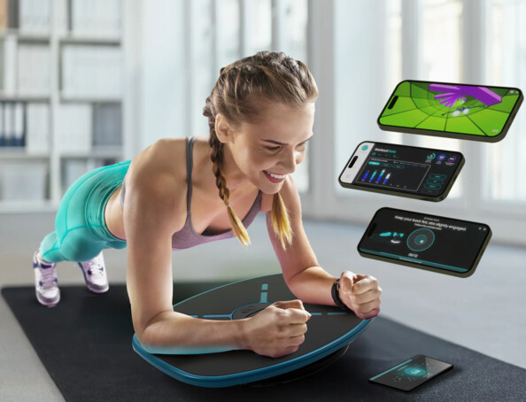 Planche d’équilibre sportive connectée GoBalance Sport