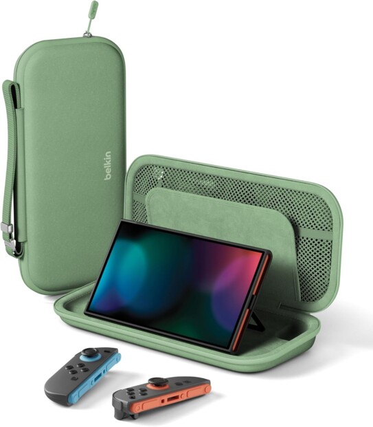 Pochette de transport Gaming pour Nintendo Switch 2 Vert pistache