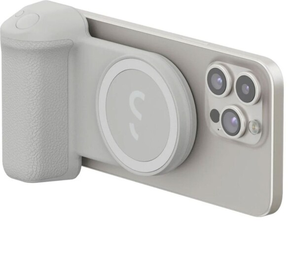 Poignée photo et batterie magnétique pour smartphone SnapGrip Pro - Gris