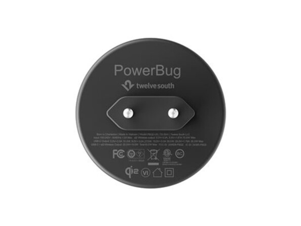 Prise murale avec chargeur sans fil intégré