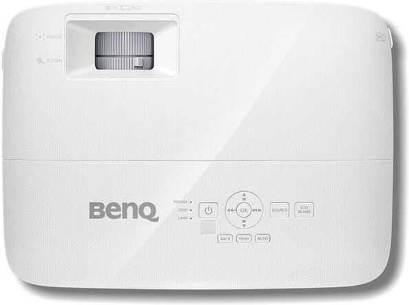 Vue du dessus des touches er réglages du vidéoprojecteur BenqQ MH560