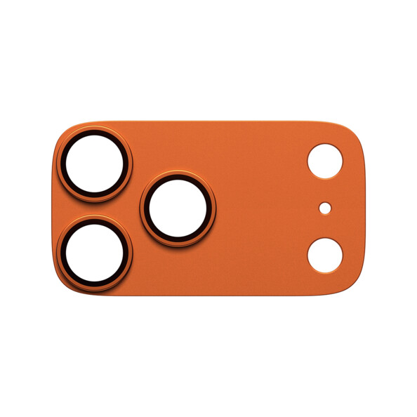 Protection de caméra Fender pour iPhone 17 Pro Max – Orange cosmique