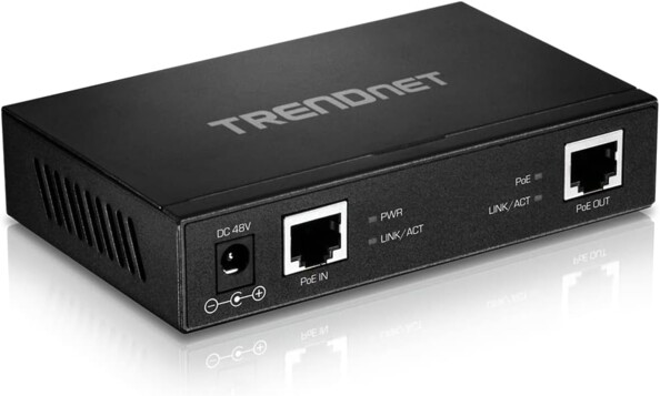 Répéteur et amplificateur PoE+ Gigabit 100 m