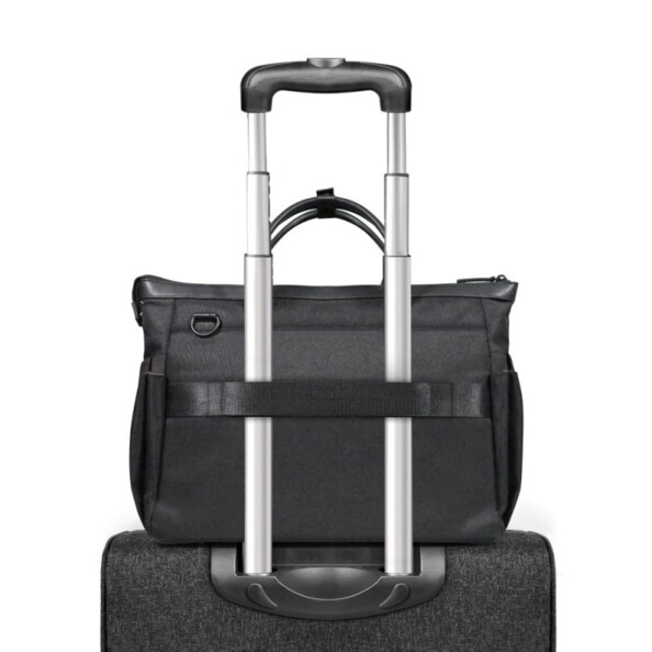 Sac à main pour PC portable 16" MUSE SIGNATURE ECO avec pochette - Noir/Brun