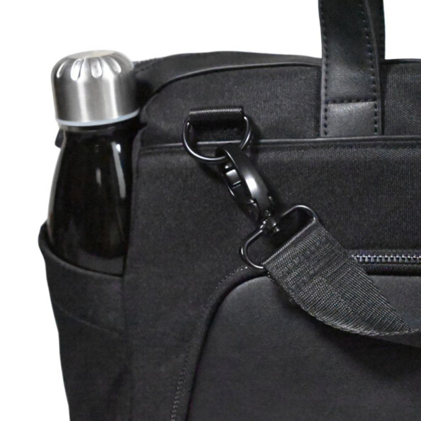 Sac à main pour PC portable 16" MUSE SIGNATURE ECO avec pochette - Noir/Brun
