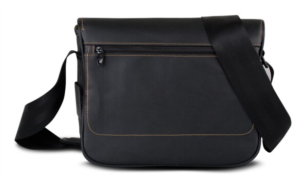 Sac bandoulière pour appareil photo réflex Le reporter Photo - Noir/Safran
