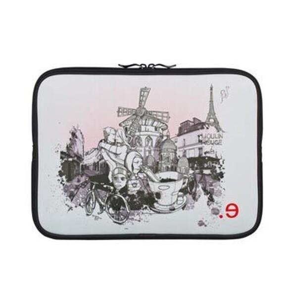 Sacoche pour PC portable 13" I lov Paris Montmartre de la marque Be.ez