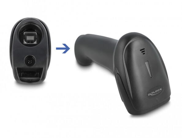 Scanner laser de codes-barres 1D Delock