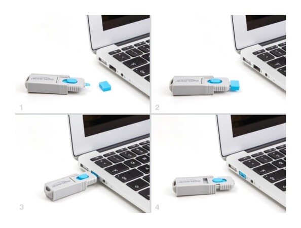Set de bloqueur de port USB pour prise USB Type A femelle