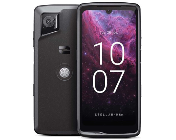 Smartphone Stellar M6E 6,1" 5G Double nano SIM 64 Go Noir