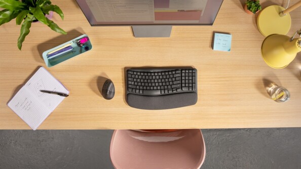 Souris sans fil ergonomique verticale pour gaucher Lift Left - Noir