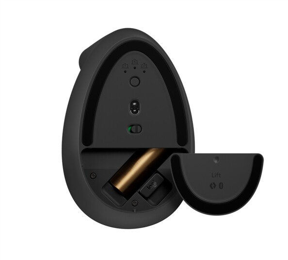 Souris sans fil ergonomique verticale pour gaucher Lift Left - Noir