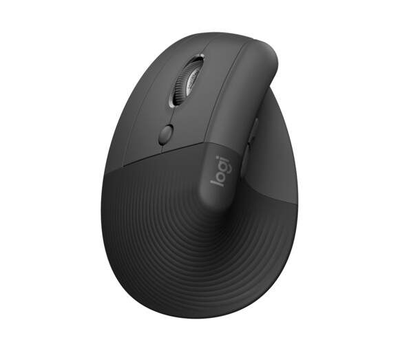 Souris sans fil ergonomique verticale pour gaucher Lift Left - Noir