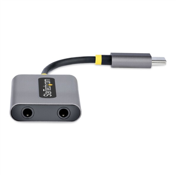 Adaptateur Double Casque USB C avec Entrée Micro